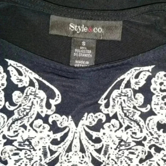 Lace Print Dress - Picture 7 of 8